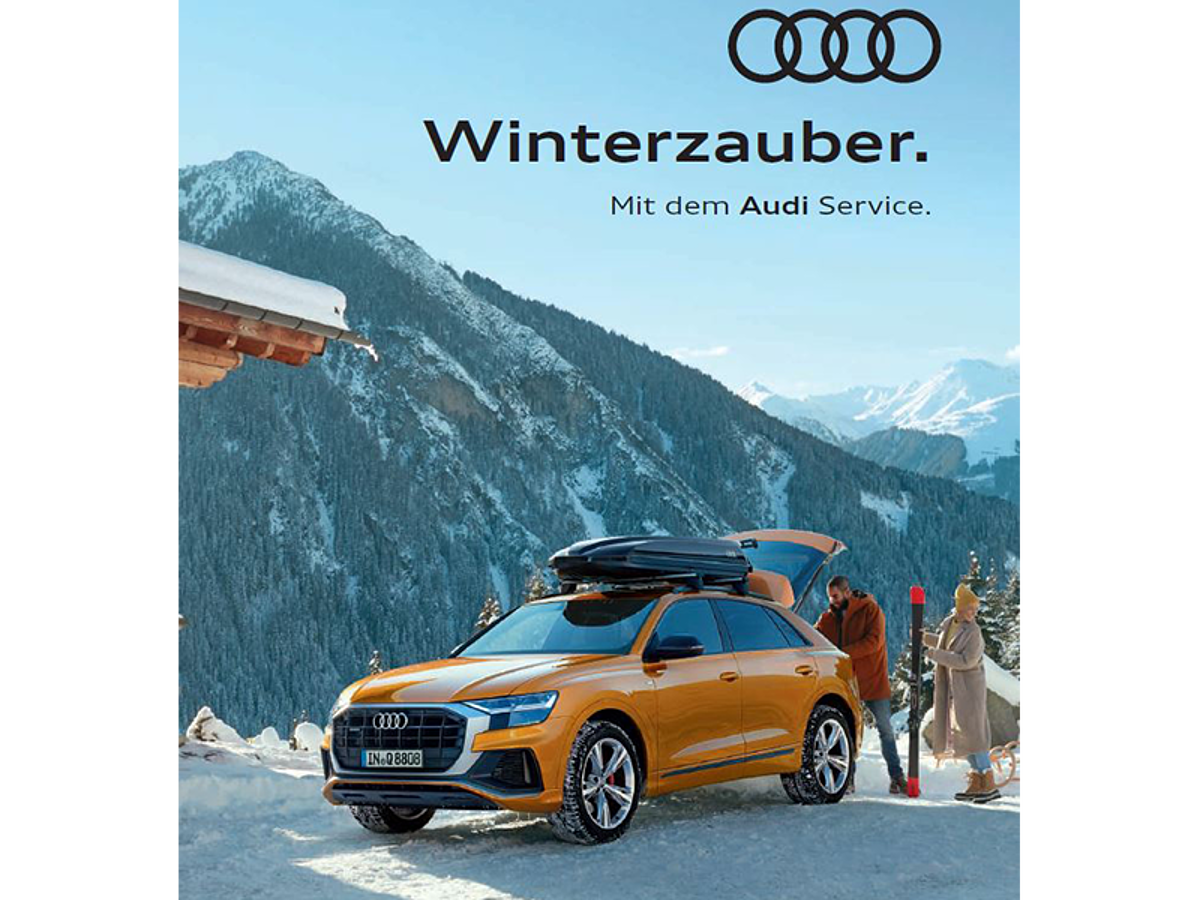 Winterzauber - mit dem Audi Service