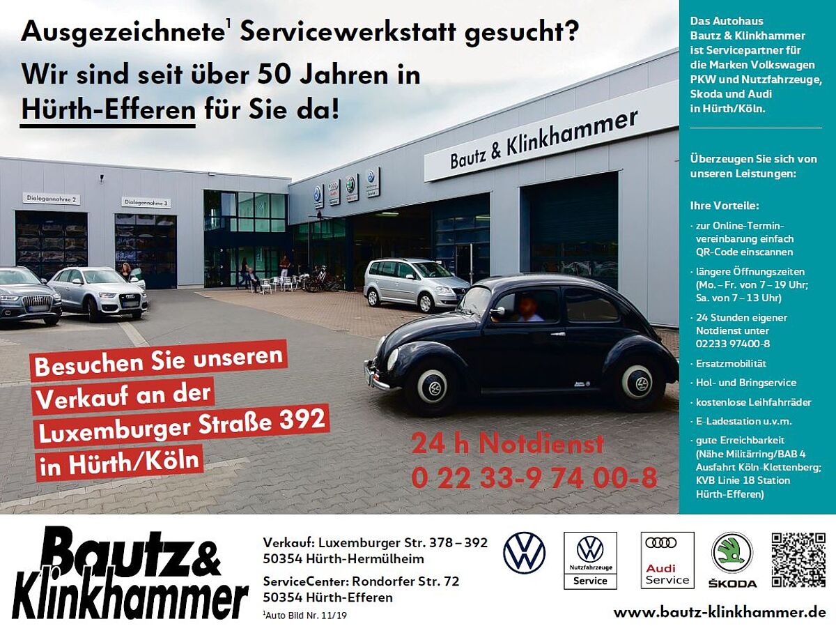 Ausgezeichnete Servicewerkstatt gesucht?